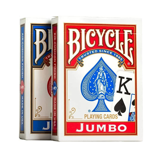 Bicycle Jumbo Index 2 Pack (Red & Blue) Playing Cards