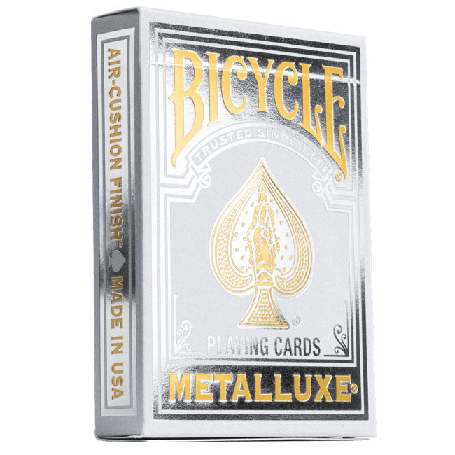 Bicycle Metalluxe Silver 2023 Playing Cards