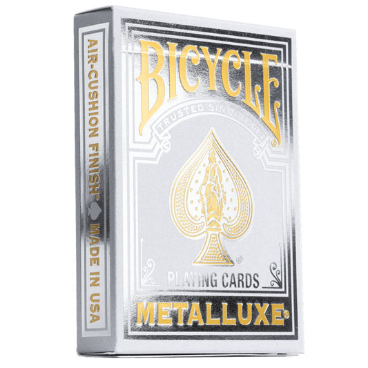 Bicycle Metalluxe Silver 2023 Playing Cards