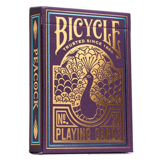 Bicycle Purple Peacock Playing Cards
