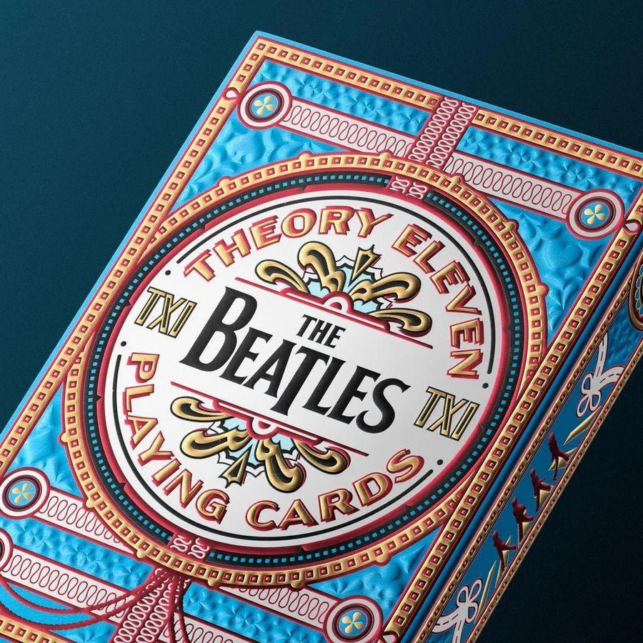 Theory 11 The Beatles Blue Playing Cards