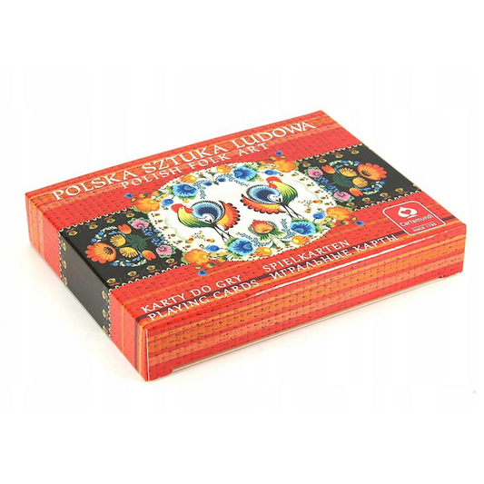 Cartamundi Polish Folk Art Set 2 Decks Watercolor Playing Cards