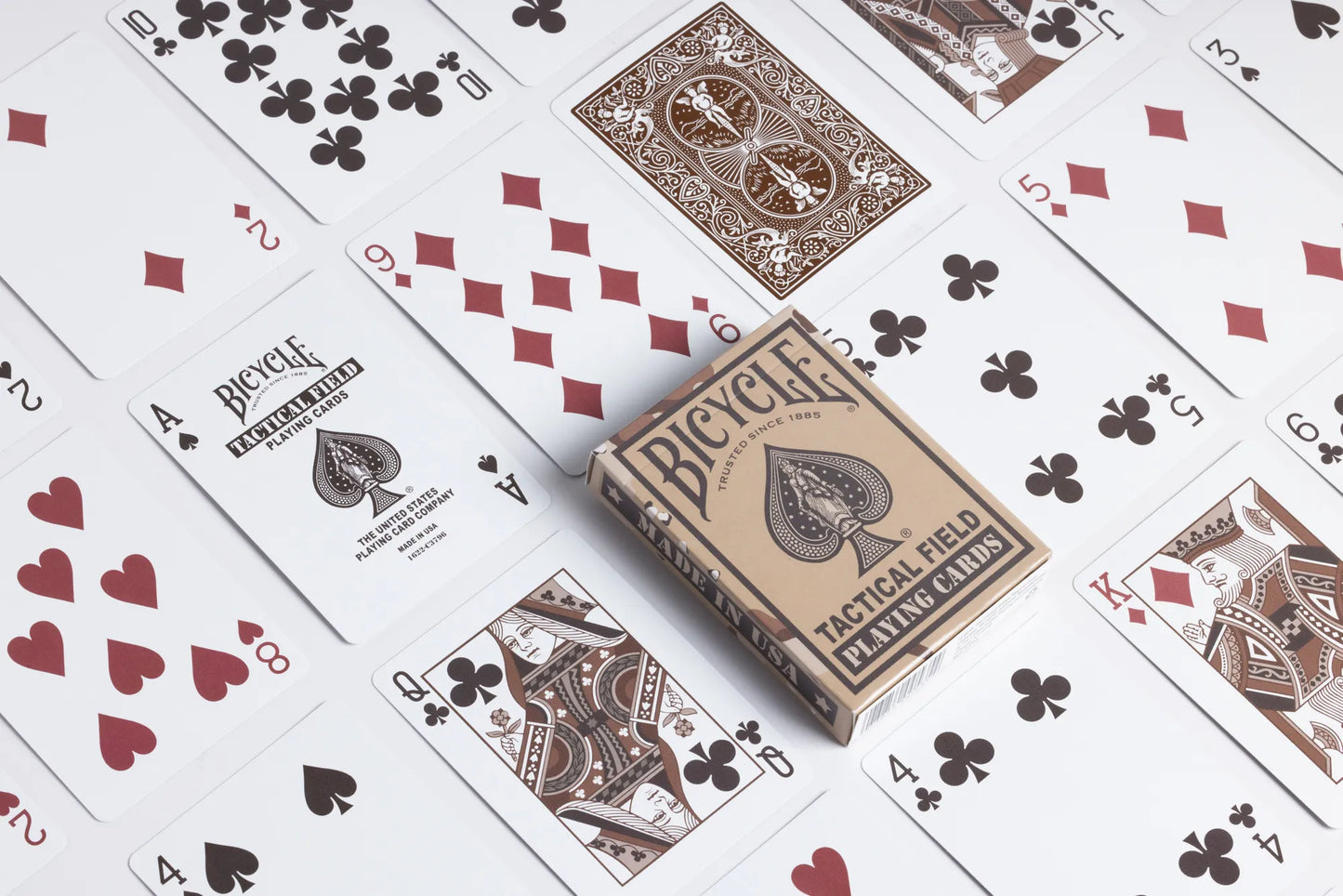 Bicycle Tactical Field Brown Playing Cards