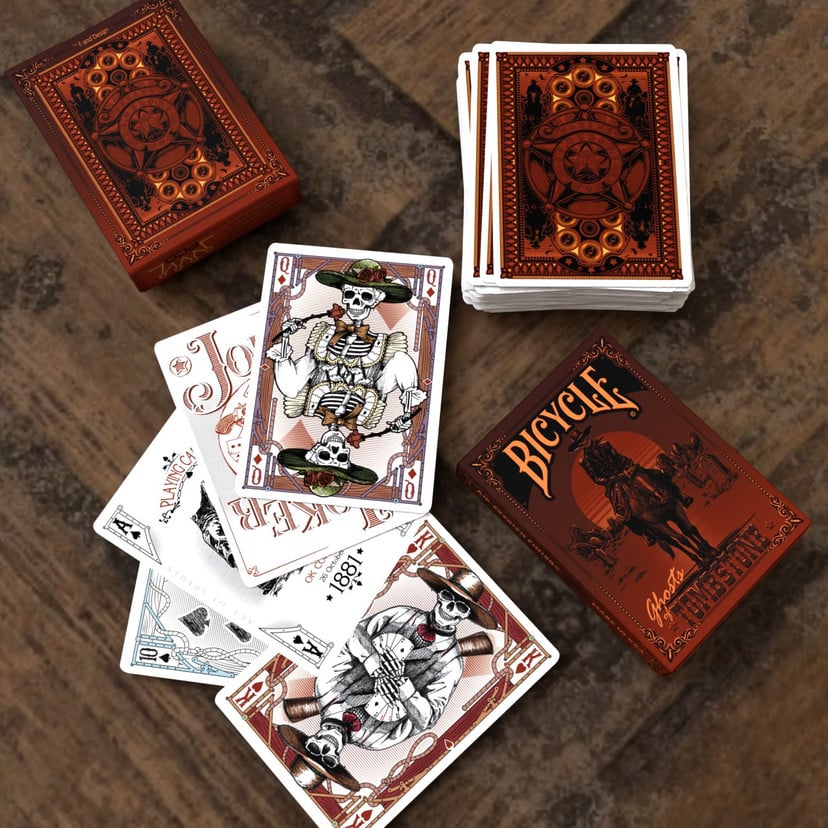 Bicycle Ghosts of Tombstone Playing Cards