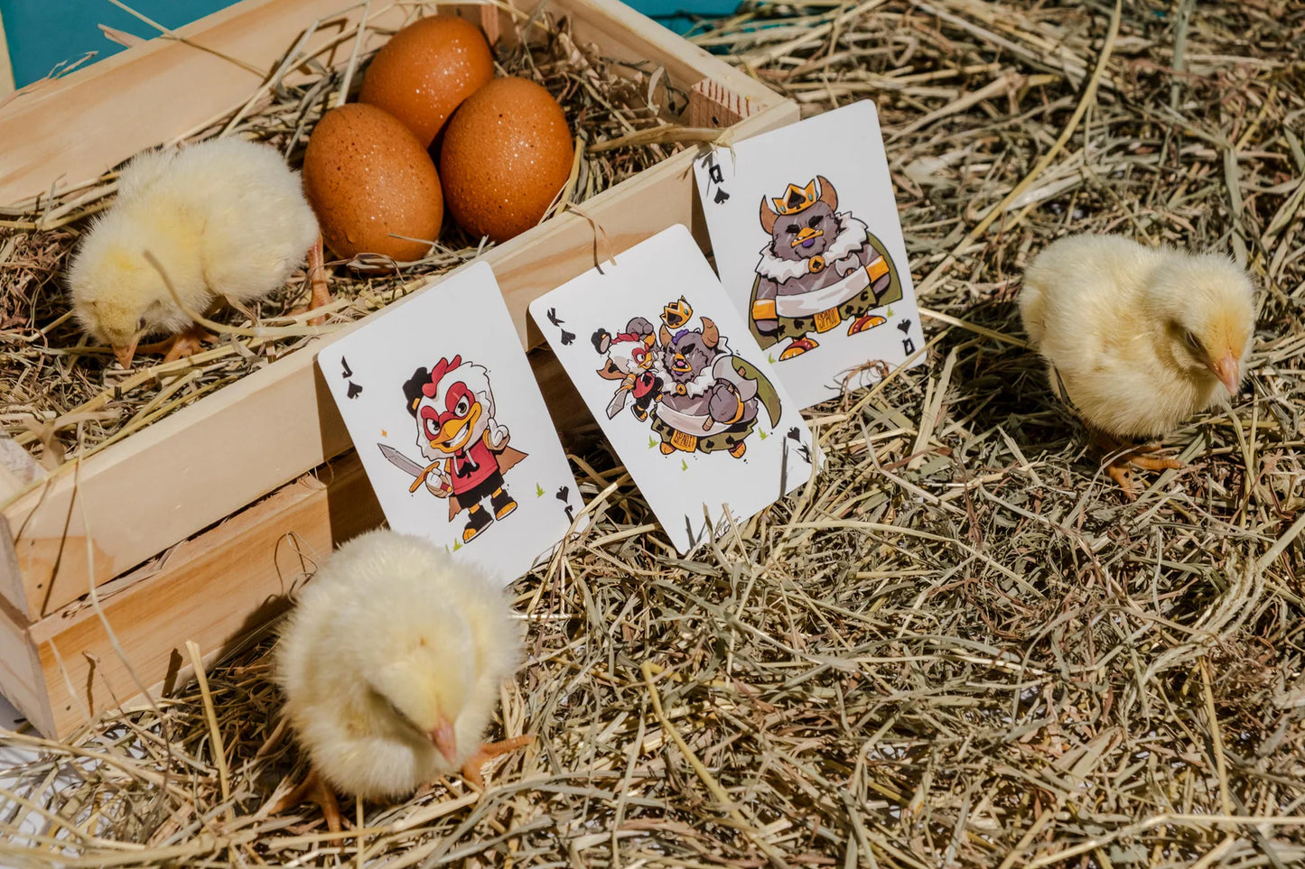 Bicycle Chkns & Crowns Playing Cards