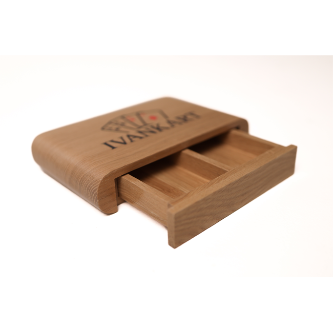 Duo Slide Oak Case for Playing Cards