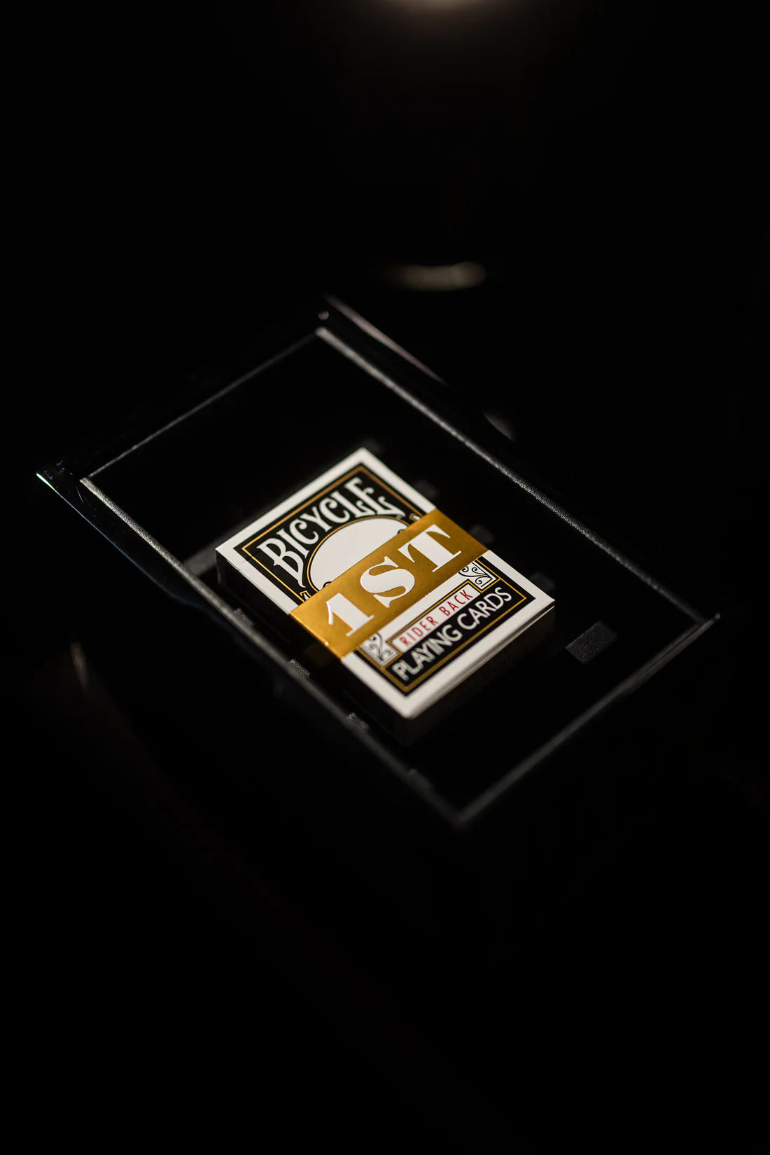 Bicycle 1st Rider Back Black Playing Cards