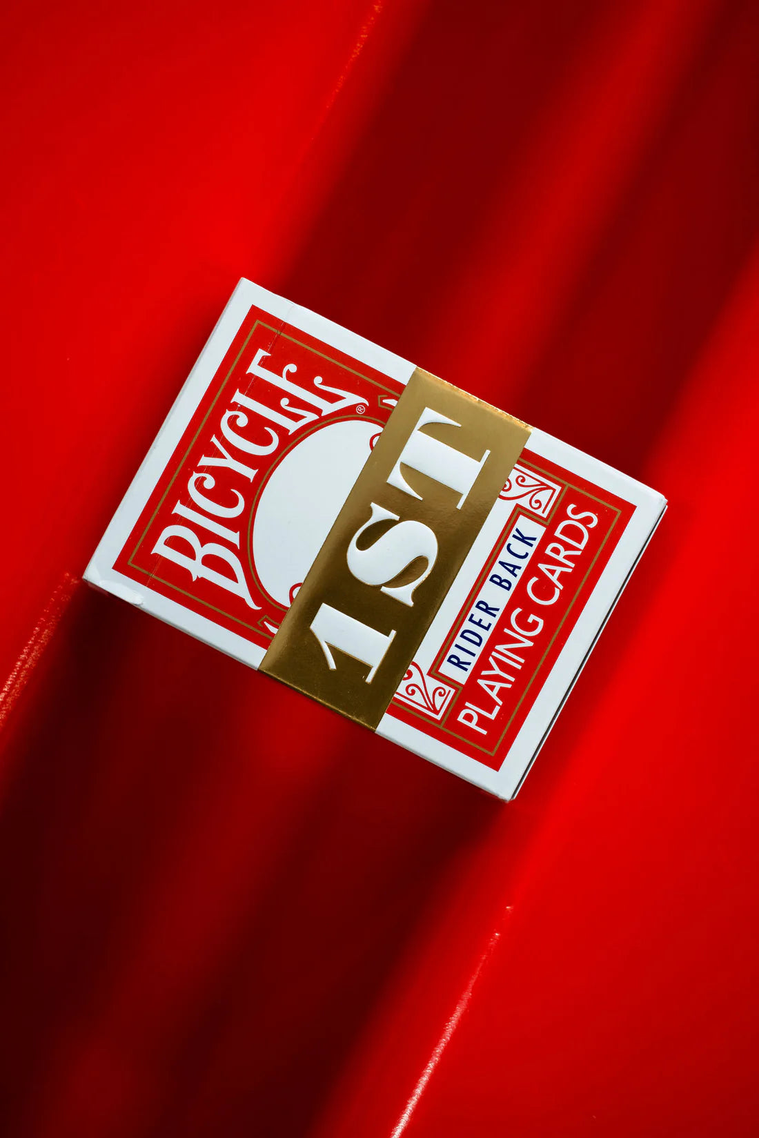 Bicycle 1st Rider Back Red Playing Cards