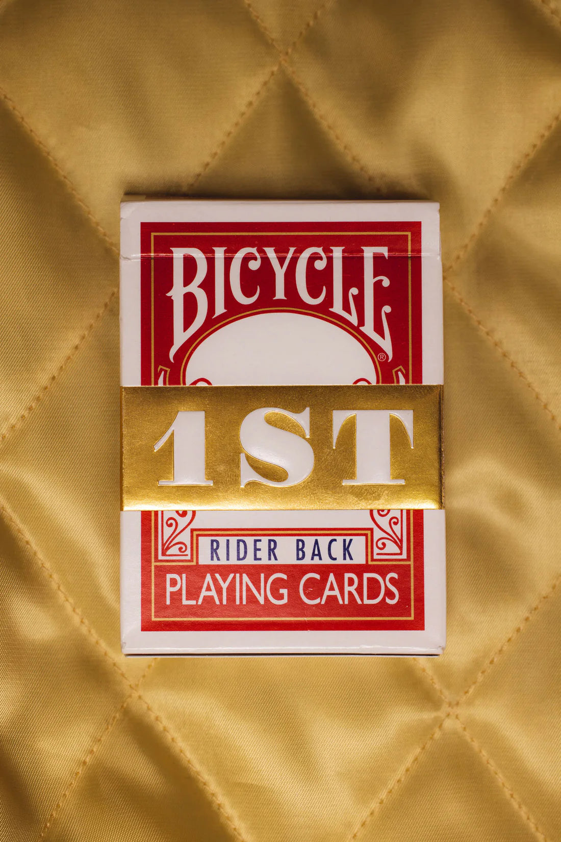 Bicycle 1st Rider Back Red Playing Cards