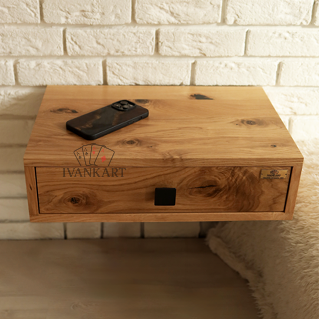 Rustic Floating Nightstand