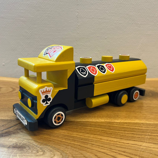 Handmade Wooden Tanker Truck — Ivankart Card Edition (Limited colors)