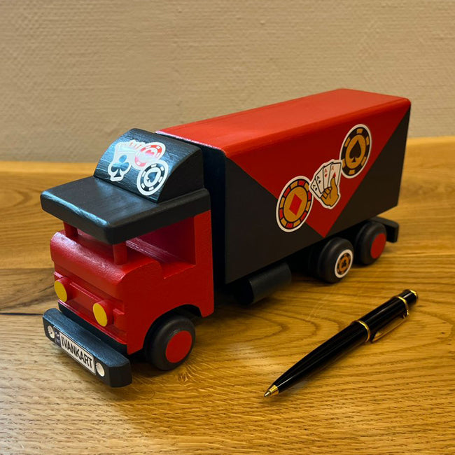 Handmade Wooden Truck — Ivankart Card Edition (Limited colors)