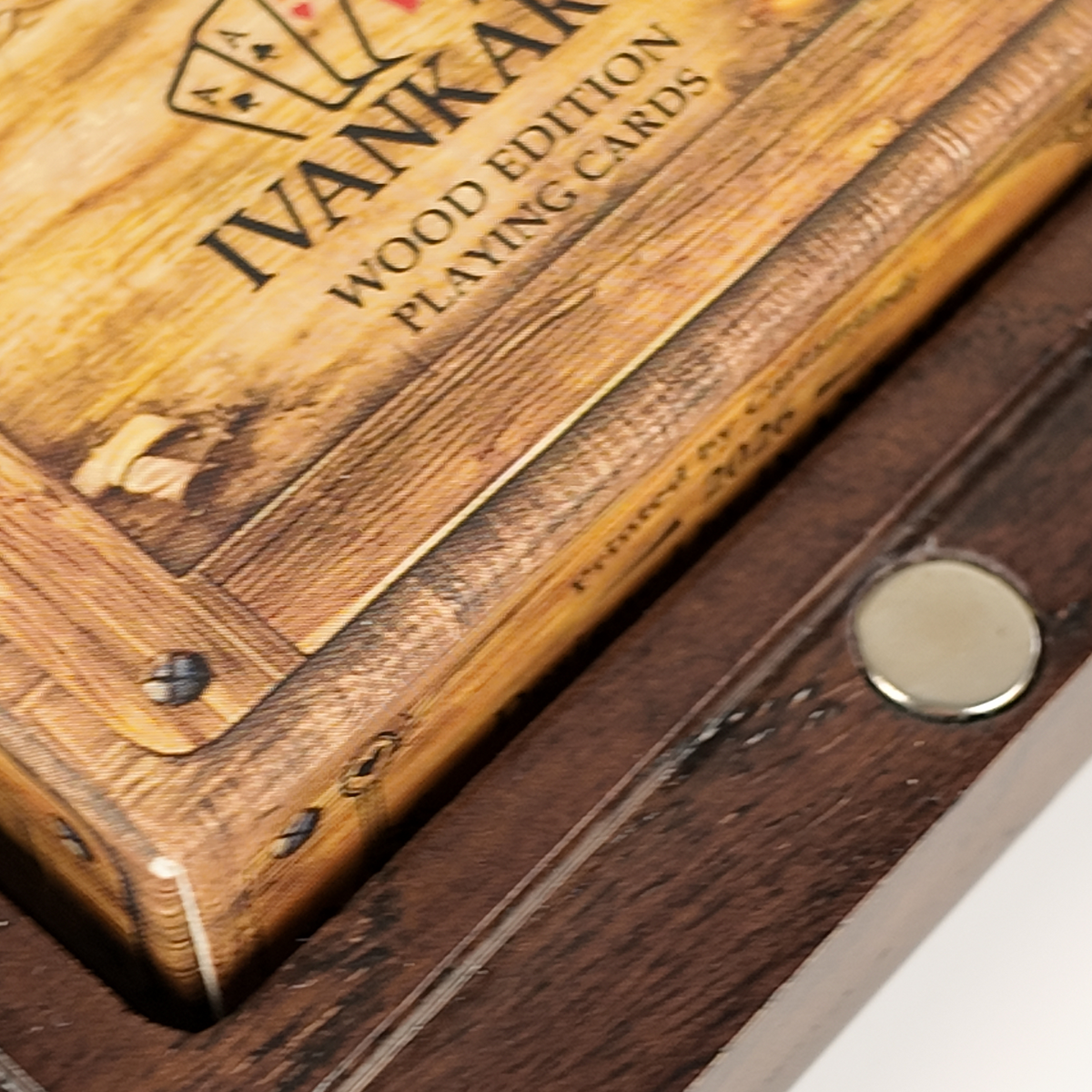 Carpenter Magnetic Lid Collector Set Case Wenge + Wood Deck by Ivankart