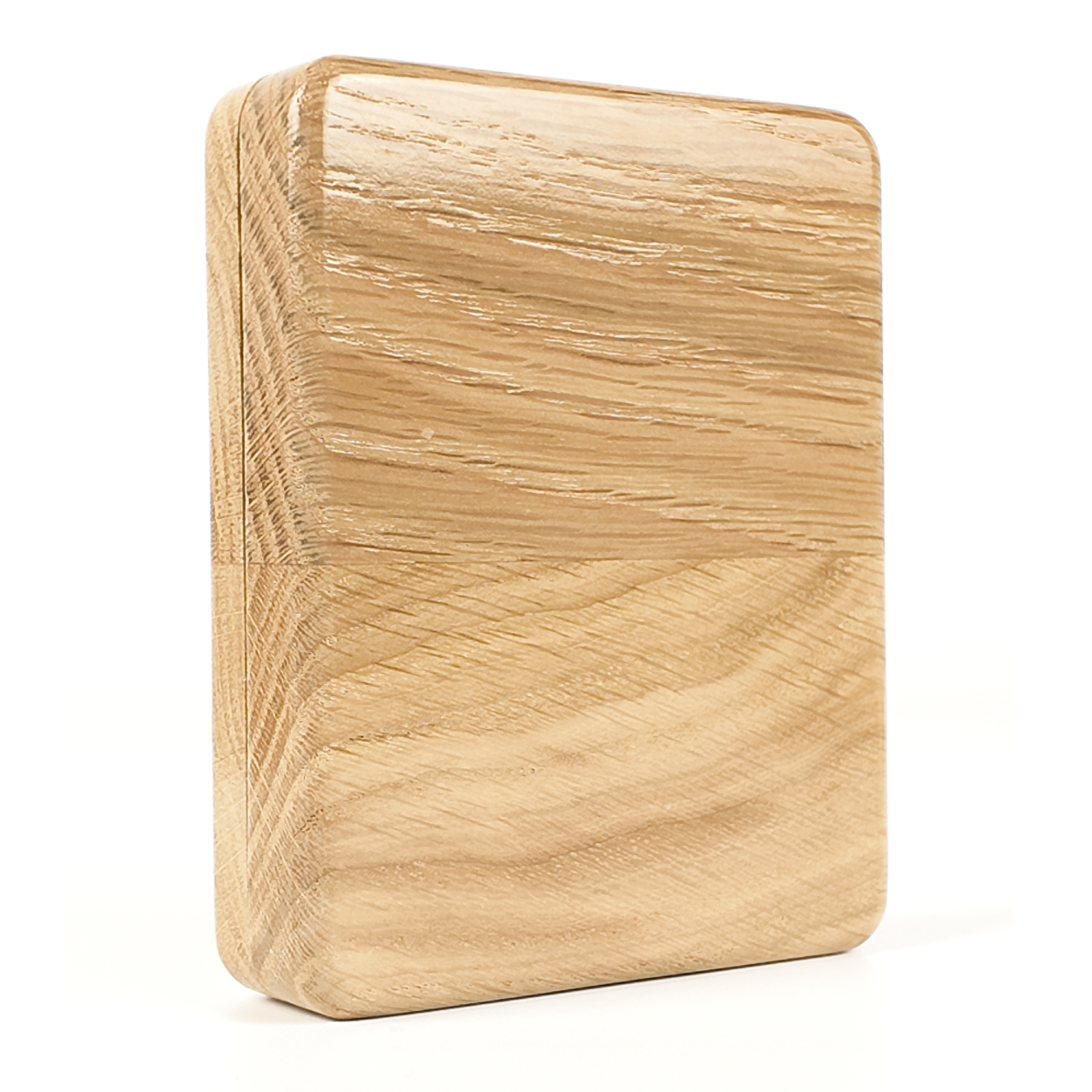 Single Deck Magnetic Lid Nordic Oak Case for Playing Cards