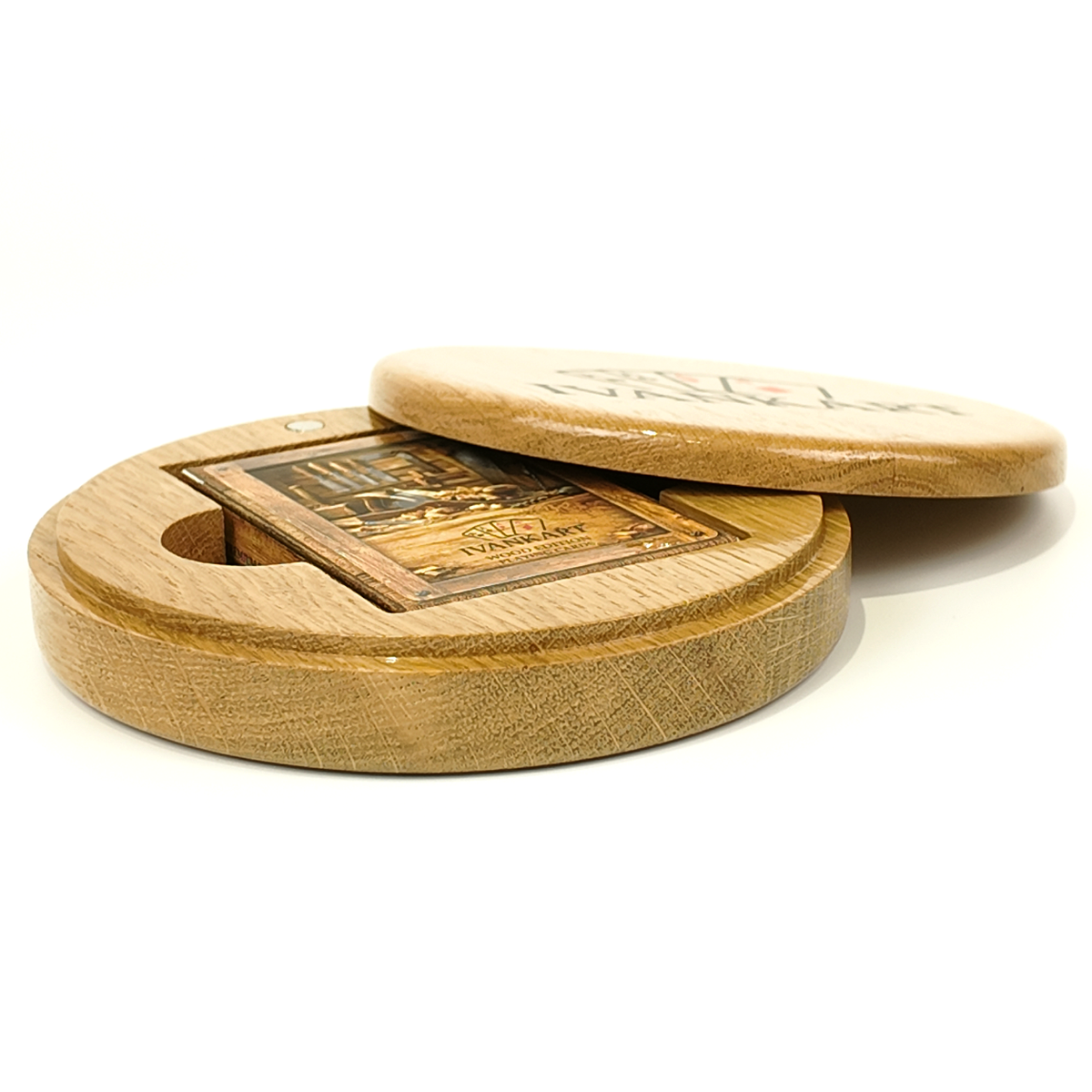 Set Oak Duo Case + 2 Decks naar Keuze