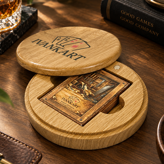 Set Oak Duo Case + 2 Decks naar Keuze