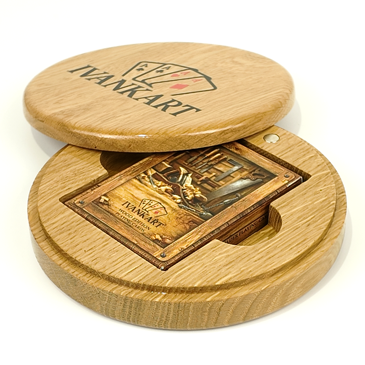Set Oak Duo Case + 2 Decks naar Keuze