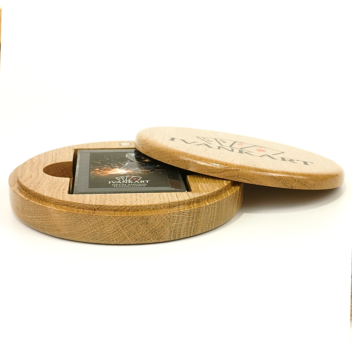 Set Oak Duo Case + 2 Decks naar Keuze