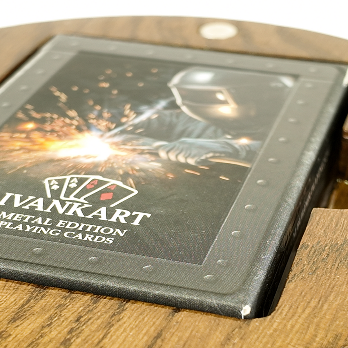 Set Oak Duo Case + 2 Decks naar Keuze