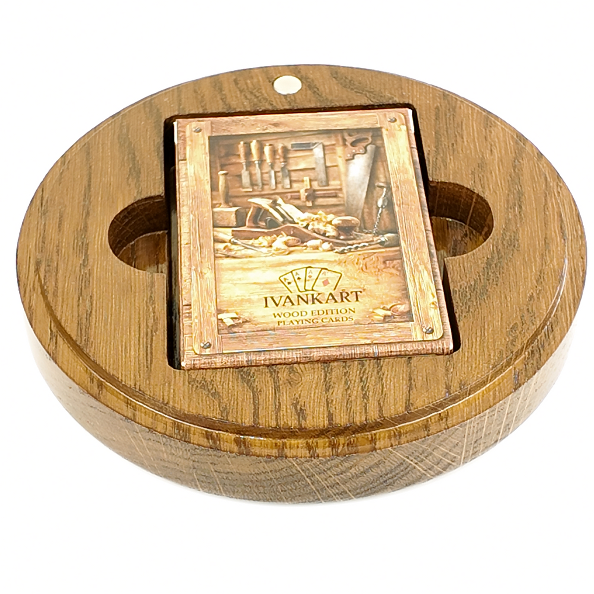 Surveyor Round Collector Set Case Walnut + Wood Deck by Ivankart