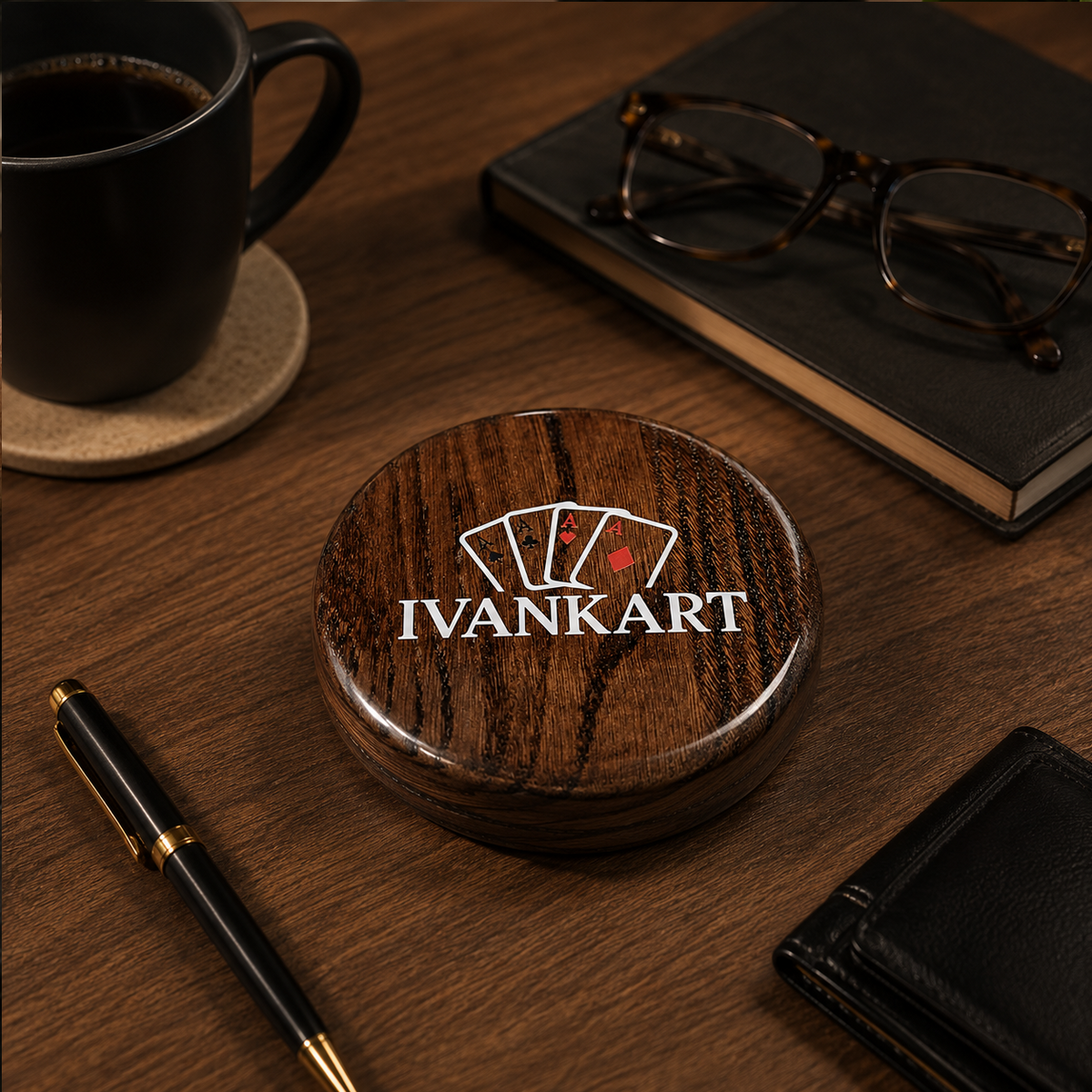 Set Oak Duo Case + 2 Decks Ihrer Wahl