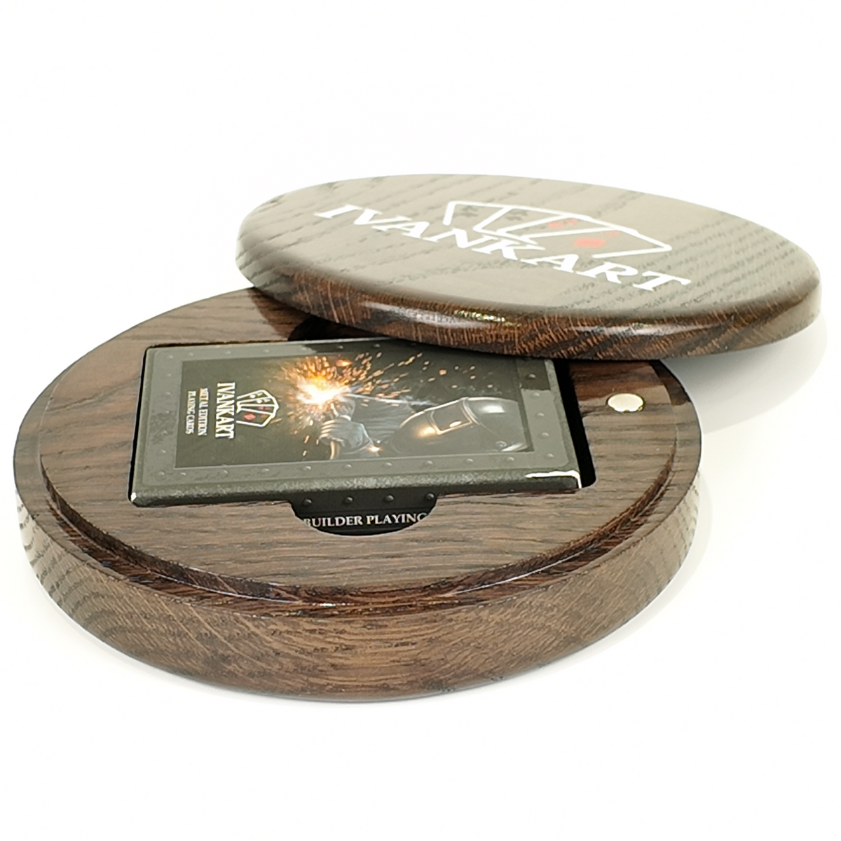 Set Oak Duo Case + 2 Decks Ihrer Wahl