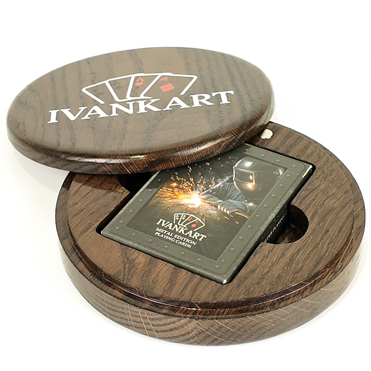 Set Oak Duo Case + 2 Decks Ihrer Wahl