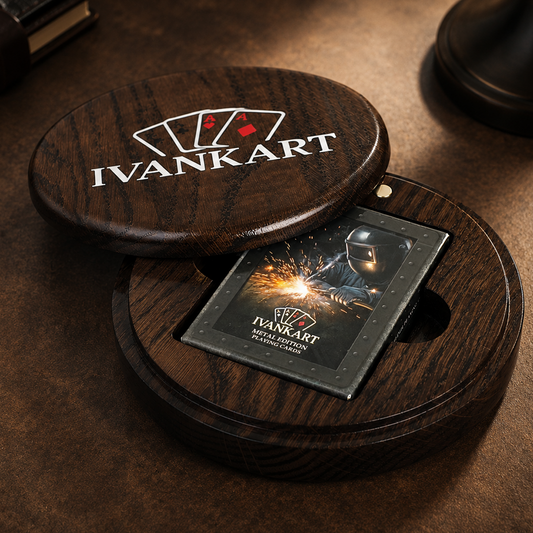 Surveyor Round Collector Set Case Wenge + Metal Deck by Ivankart