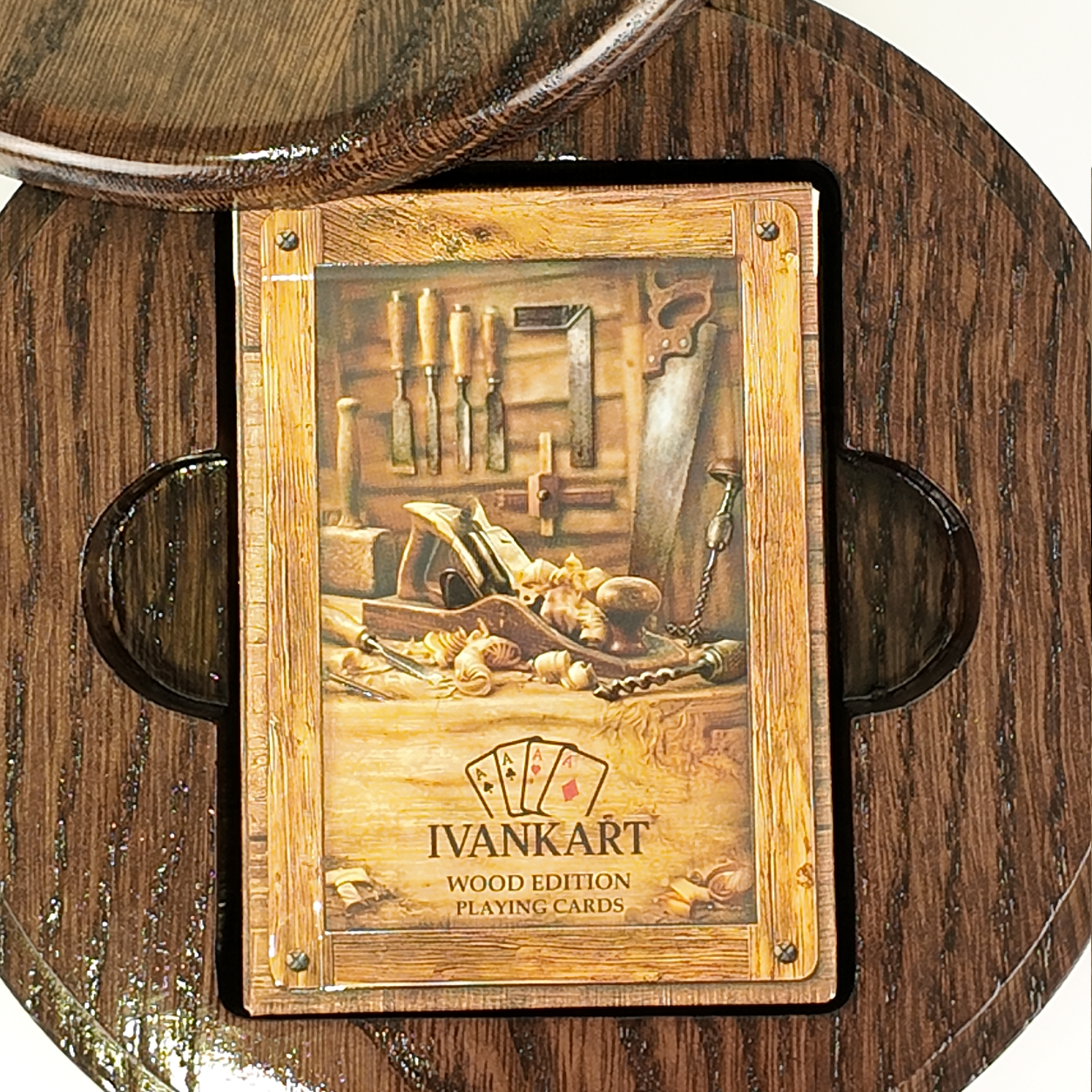 Set Oak Duo Case + 2 Decks Ihrer Wahl
