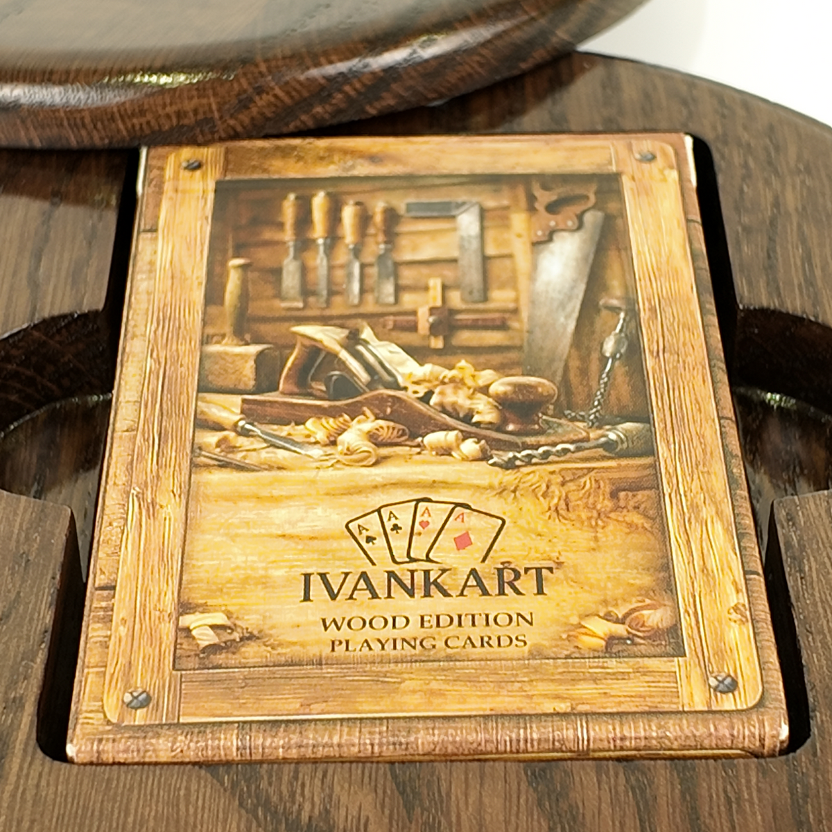 Set Oak Duo Case + 2 Decks Ihrer Wahl