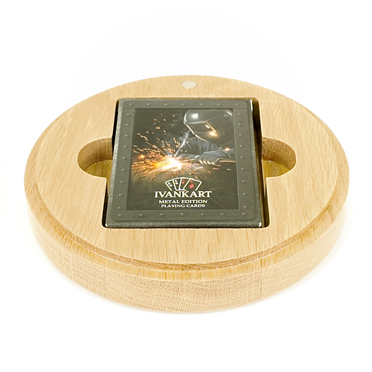 Set Oak Round Case Nordic Surveyor + Metal Deck by Ivankart