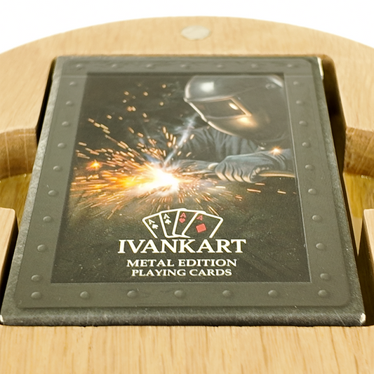 Set Oak Round Case Nordic Surveyor + Metal Deck by Ivankart