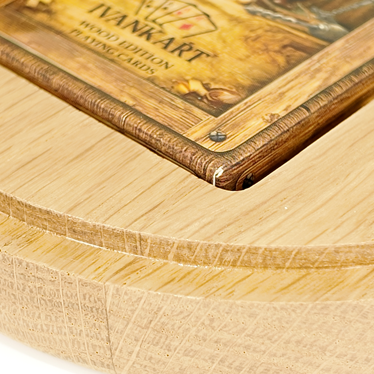Set Oak Round Case Nordic Surveyor + Wood Deck by Ivankart