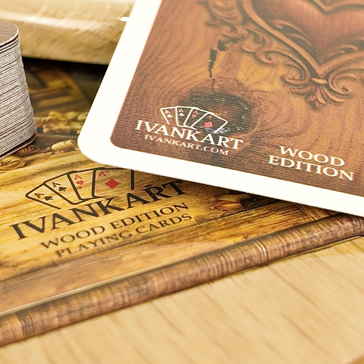 Set Oak Round Case Nordic Surveyor + Wood Deck by Ivankart