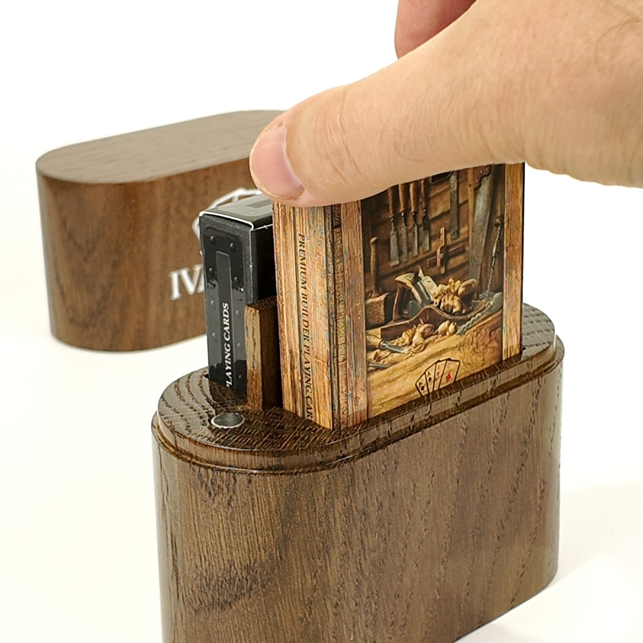 Set Oak Duo Case + 2 Decks Ihrer Wahl