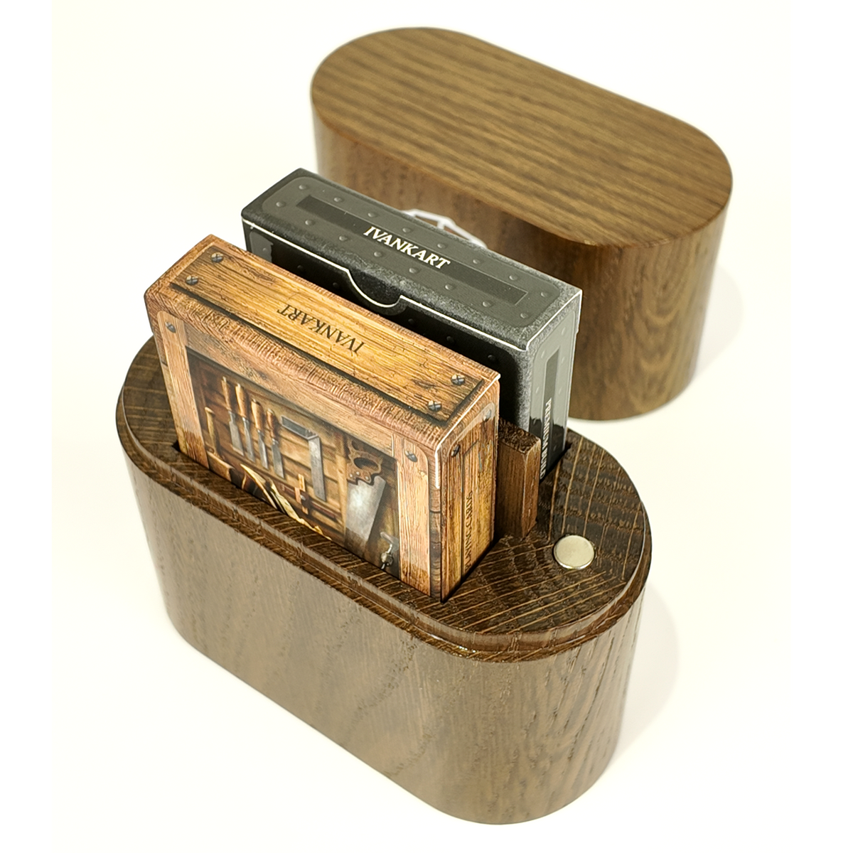 Set Oak Duo Case + 2 Decks Ihrer Wahl