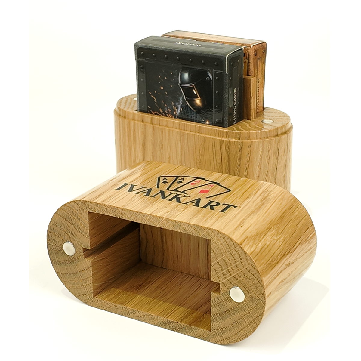 Set Oak Duo Case + 2 Decks Ihrer Wahl