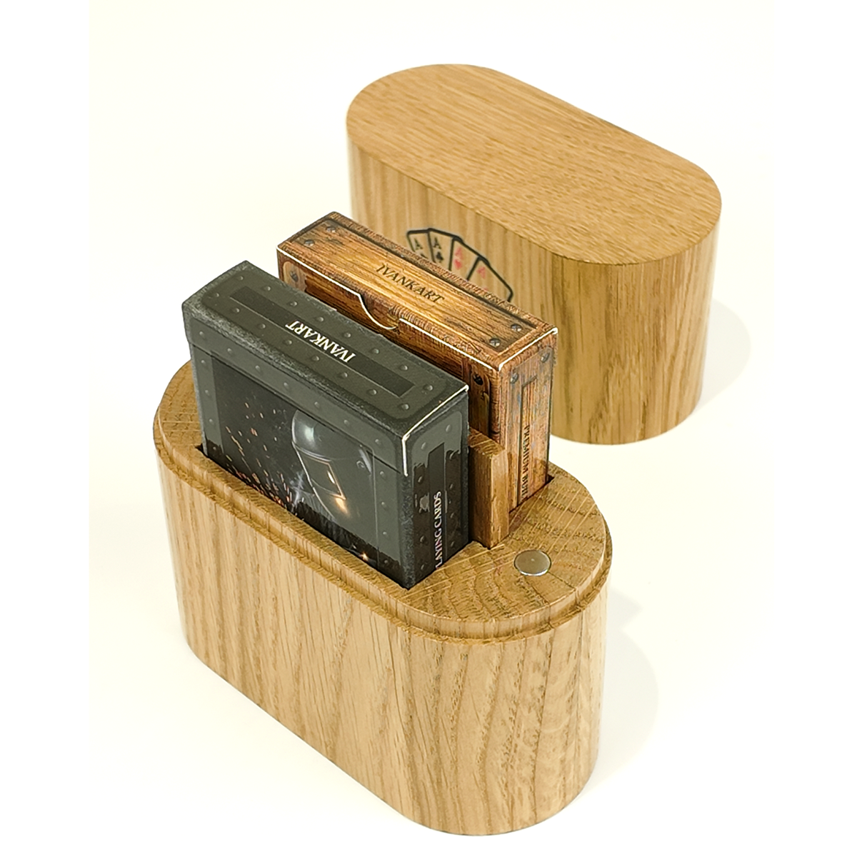 Set Oak Duo Case + 2 Decks Ihrer Wahl