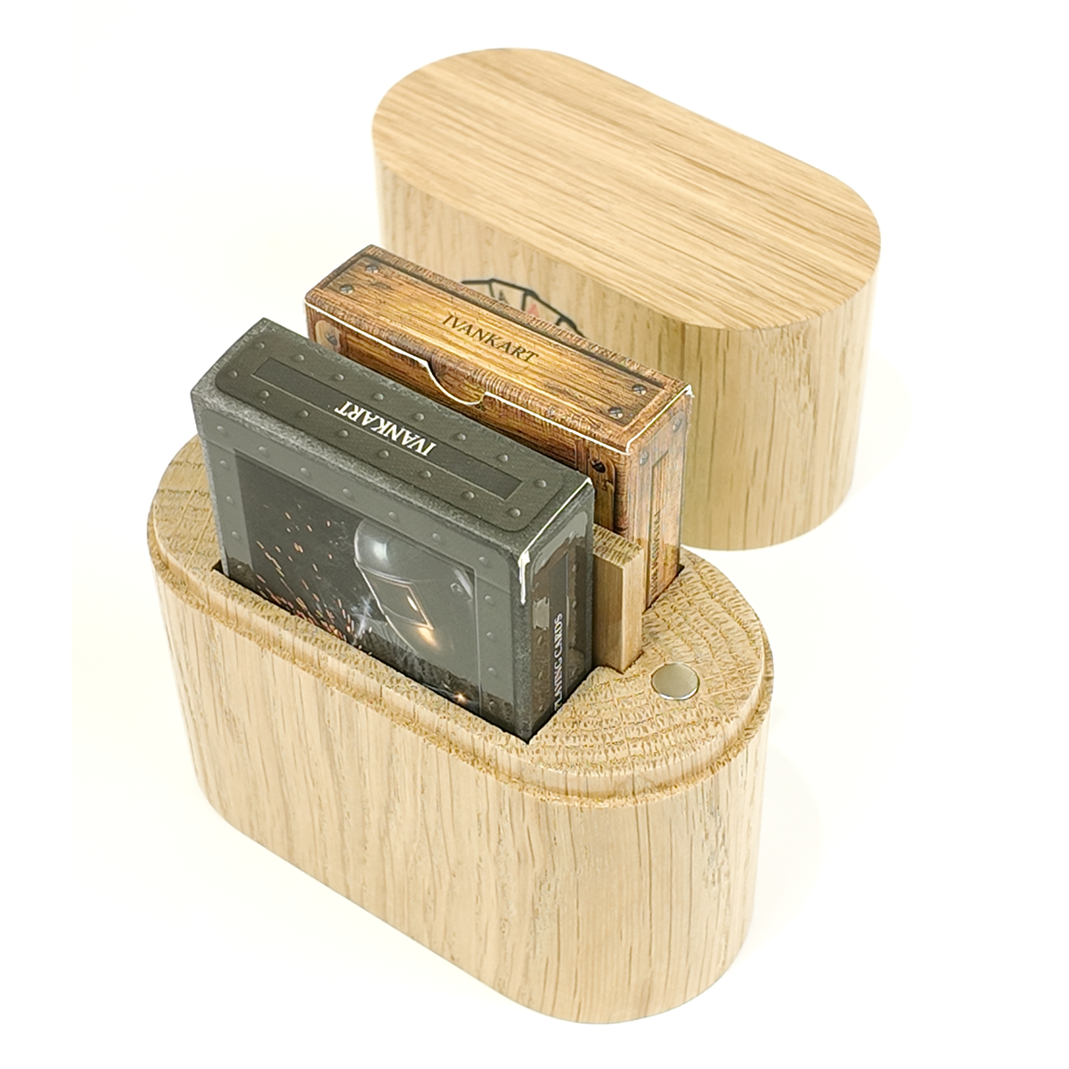 Set Oak Duo Case + 2 Decks Ihrer Wahl
