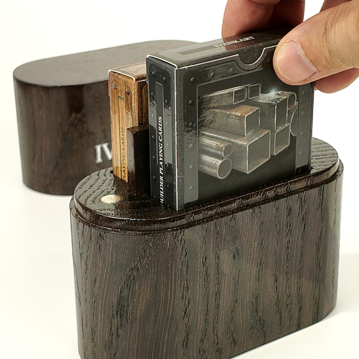 Set Oak Duo Case + 2 Decks Ihrer Wahl