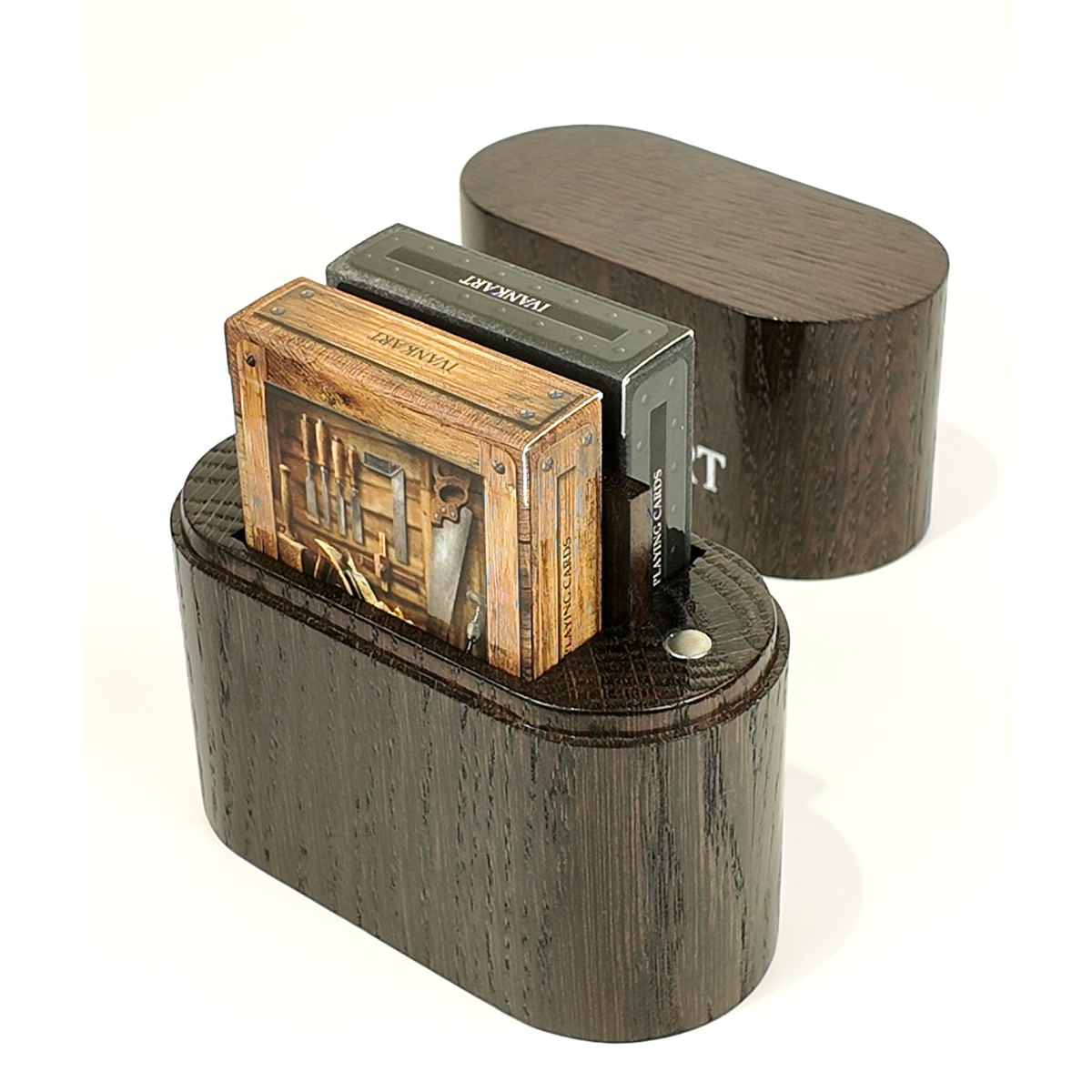 Set Oak Duo Case + 2 Decks Ihrer Wahl