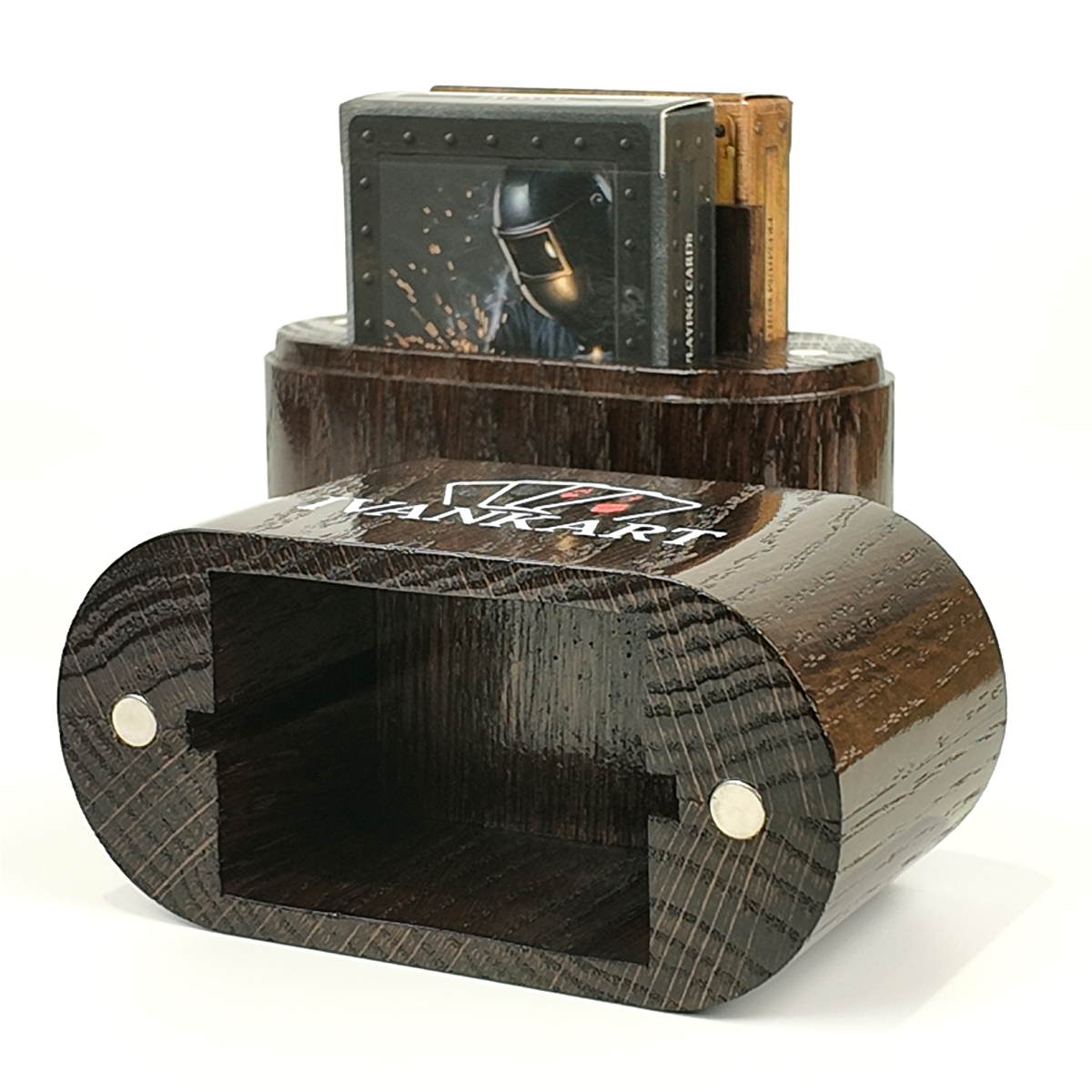 Set Oak Duo Case + 2 Decks Ihrer Wahl