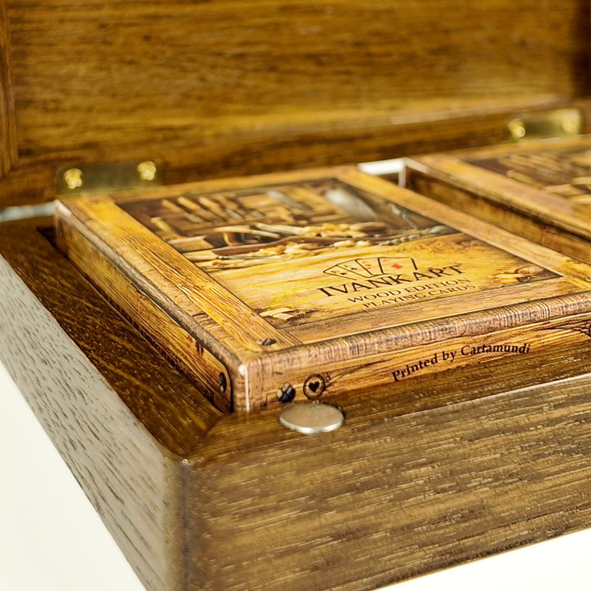 Architect Duo Book-Style Collector Set Walnut + 2 Decks by Ivankart