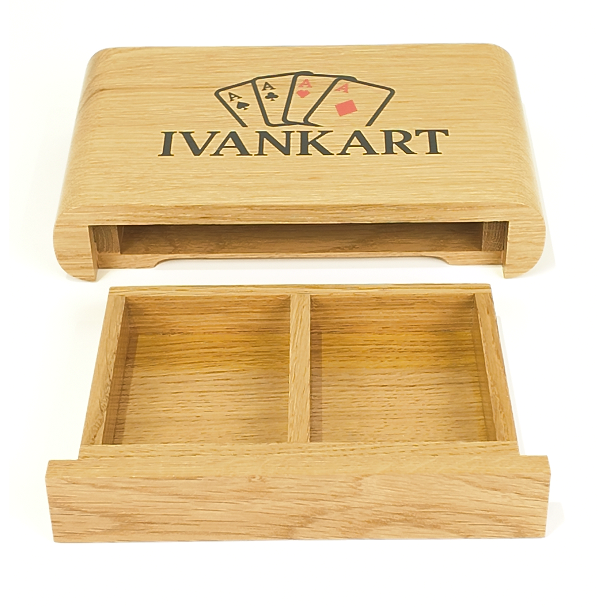 Set Oak Duo Case + 2 Decks Ihrer Wahl