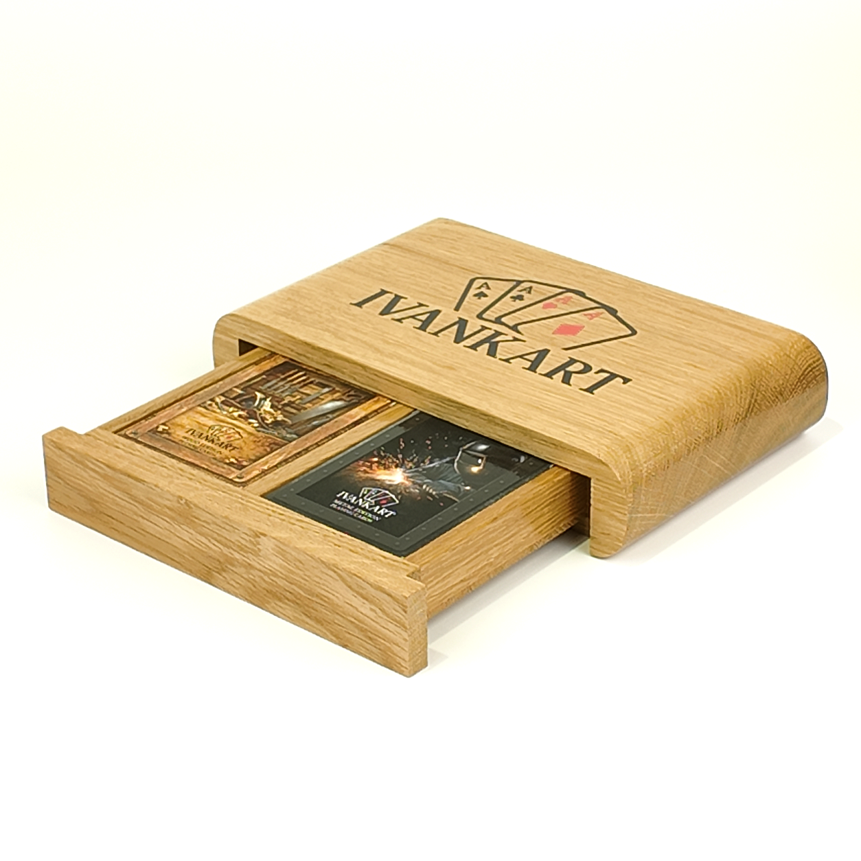 Set Oak Duo Case + 2 Decks Ihrer Wahl