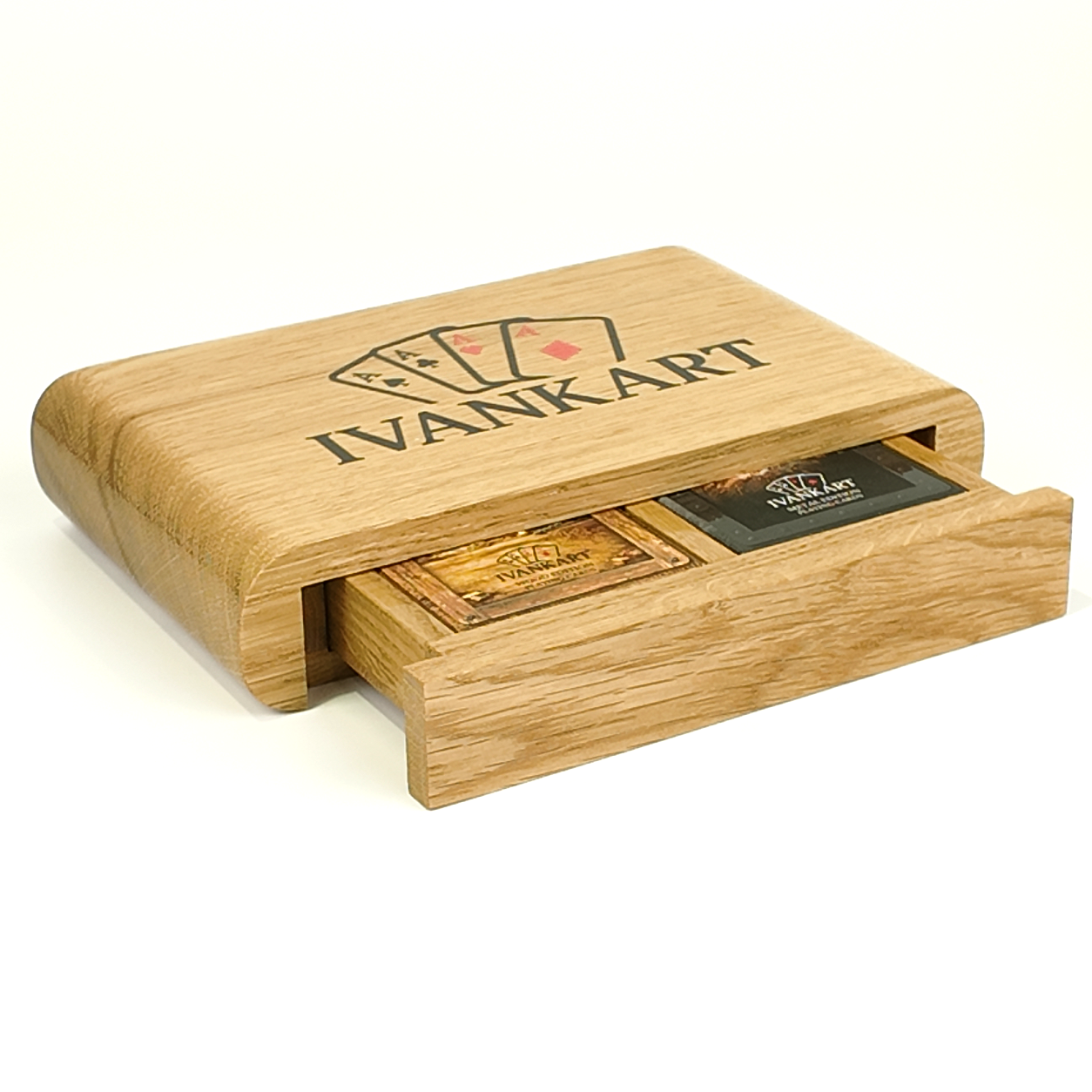 Set Oak Duo Case + 2 Decks Ihrer Wahl