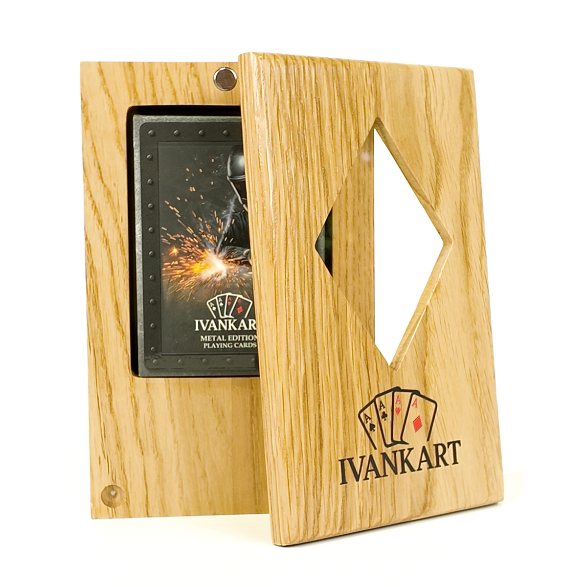 Pipefitter Collector Set Oak Case Natur + Metal Deck by Ivankart