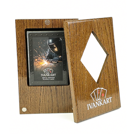 Pipefitter Collector Set Oak Case Walnut + Metal Deck by Ivankart