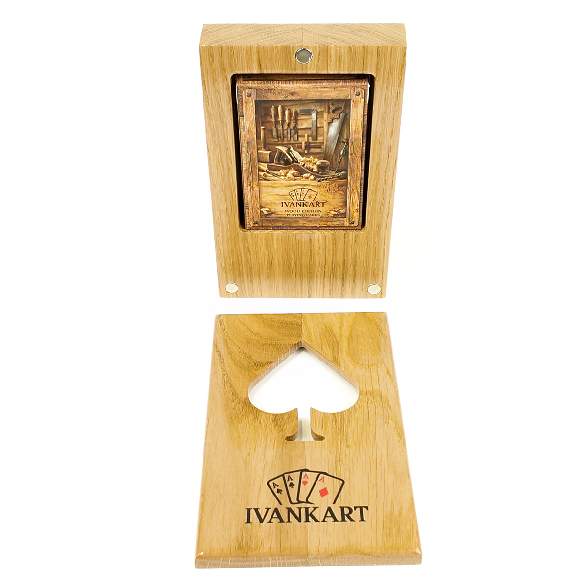 Plumber Collector Set Oak Case Natur + Wood Deck by Ivankart