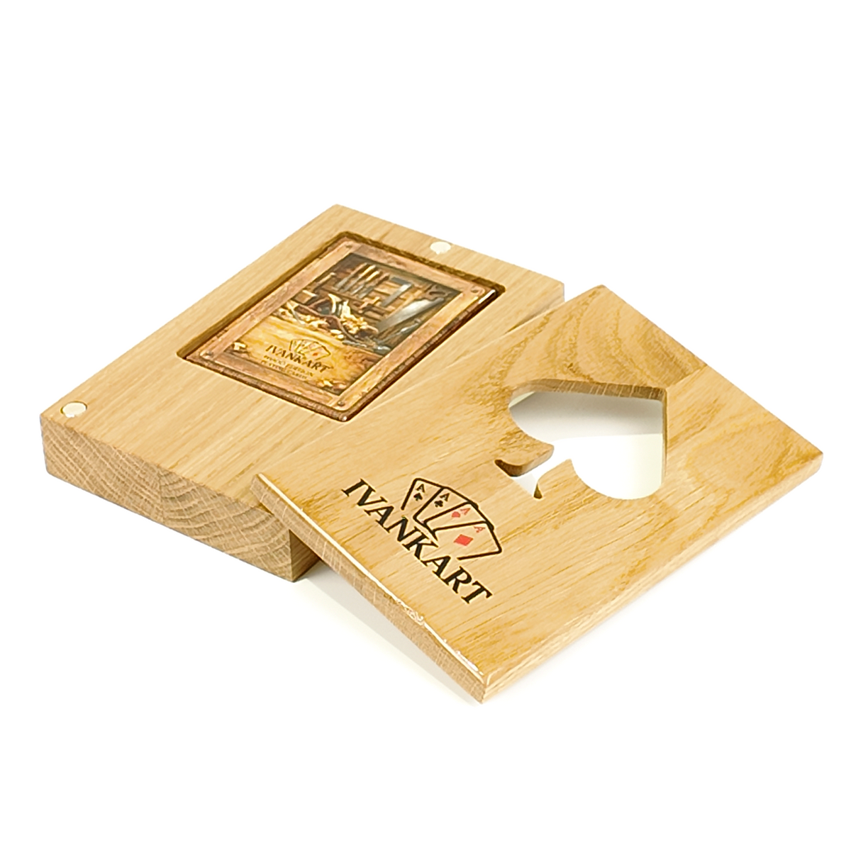 Plumber Collector Set Oak Case Natur + Wood Deck by Ivankart